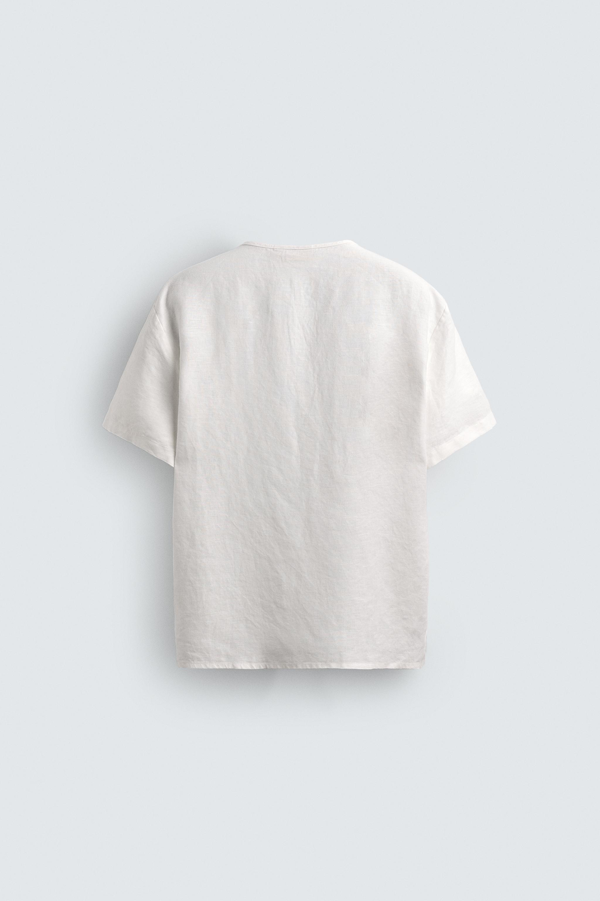SHORT SLEEVE HEMP HENLEY SHIRT